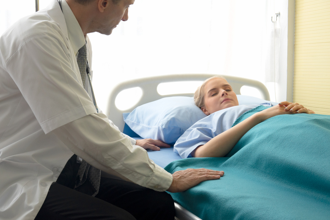 Doctor Checking Patient Admitted at the Hospital 